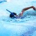 Kraken Aquatics Swim Snorkel - Adult Center Mount for Lap Swimming | Comfortable Silicone Mouthpiece | One-Way Purge Valve | Blue - Buy Online on GoSupps.com