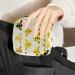 Stylish Menstruation Pad Bag with Zipper - Women's Golden Glitter Bee Napkin and Tampon Bag | Perfect for Women & Girls - Buy Online on GoSupps.com
