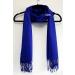 GFM Smooth Shiny Pashmina Style Scarf in Royal Blue - L9 Collection - Buy Online on GoSupps.com