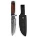Perkin Damascus Hunting Knife with Sheath - Premium Hunting Knife for Outdoor Adventures - Model 2213 - Buy Online on GoSupps.com