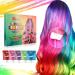 Hair color wax magic master keratin temporary hairstyle instant colored tone for men and women party festival cosplay (5 colors)