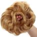 JJstar Golden Auburn Messy Hair Bun Scrunchie for Women - Curly Wavy Chignon Accessory - Buy Online on GoSupps.com