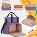 LUXJA Nail Polish Organizer | Holds 70 Bottles & Lamp | Purple Case with Bags & Pockets | Tools Storage | Patent Pending - Buy Online on GoSupps.com