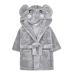 Metzuyan Baby Girls & Boys Animal Themed Plush Fleece Unisex Dressing Gown Robe 18-24 Months Elephant