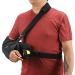 Universal Shoulder Abduction Sling & Immobilizer - Comfortable Arm Sling Optional Abduction Pillow Hand Exercise Ball - Universal Size Fits Left or Right Shoulder