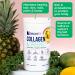 LEANFIT COLLAGEN & GREENS Tropical Mango - 7g Grass-Fed Bovine Collagen (Type I III) + 2 Seaweeds + 5 Leafy Greens Per Serving - 25 Servings 257g Tub - Buy Online on GoSupps.com