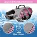 Kuoser High Visibility Dog Life Jacket | Adjustable Pet Floatation Vest with Reflective Stripes | Rescue Handle | Shining Fish Scales | Dog Lifesaver Swimwear for Pool & Beach | Pink, Size Large - Buy Online on GoSupps.com