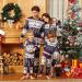 PatPat Family Christmas PJs Matching Sets - Reindeer & Snowflake Patterned Sleepwear for Couples & Kids (8-9 Years) - Royal Blue - Buy Online on GoSupps.com
