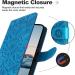 Shop SRISHP Blue PU Leather Flip Wallet Case for Oppo A74 5G & A54 5G | Magnetic Folding Cover for OnePlus Nord N200 - International Shipping Available - Buy Online on GoSupps.com