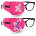 2 Piece Kids Eye Patches Reusable Eye Patch for Glasses Eyepatch for Children Treating Lazy Eye Strabismus Amblyopia Soft Girl Boy Light Blocking Eye Patch