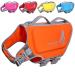 Vivaglory Light lifeguard for dogs pets lifesaver skin-friendly neoprene for large dogs dog swimming vest with D-ring & quick lock orange L: 64-71cm (chest caught) orange