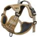 Shop Heele Dog Crockery & Adjustable Harness for Small/Mid-Sized Dogs - Breathable & Reflective XS Brown - Buy Online on GoSupps.com