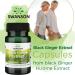Swanson Black Ginger Extract 100mg - High Strength 30 Vegan Capsules - Lab Tested - Vegetarian - Non GMO - Buy Online on GoSupps.com