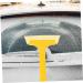 FOMIYES Beef Tendon Scraping scraper Ice Scraper deicer snow Snow for Car car deicer snow plow short handle 34.00X16.00X1.50CM Yellow - Buy Online on GoSupps.com