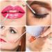 200Pcs Disposable Lip Brush Applicators | Crystal Lipstick Wands Makeup Beauty Tool Set - Buy Online on GoSupps.com