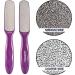 Probelle Double Sided Multidirectional Nickel Foot File Callus Remover - Immediately Reduces calluses and Corns to Powder for Instant Results Safe Tool (Purple) - Buy Online on GoSupps.com