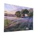 Zerodeko 3pcs Lavender Tapestry Flower Wall Decor Wedding Banner Flower Banner Natural Scenery Hanging Tapestry Decor for Home Backdrop Printing Purple Wall Tapestry Polyester (polyester) 200x150cmx3pcs Purple 2x3pcs