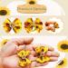 JpGdn 24Pcs/12Pairs Dog Hair Bows with Rubber Band Autumn Sunflower Pattern for Girls Female Cat Rabbit Puppy Poodle Top Knot Elastic Hair Bowknot Grooming Accessories Attachment Sunflower Autumn 24 - Buy Online on GoSupps.com