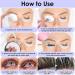 Qinzave 150ml Eyelash Extension Cleanser with USB Fan - Paraben & Sulfate Free Lash Shampoo for Salon & Home Use - Includes Makeup Remover Pad, Rinse Bottle, Mascara Brush, Cleaning Brush - Pink - Buy Online on GoSupps.com