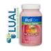 Glucose Tablets For Low Blood Sugar. Includes ReliOn Glucose Tablets 50 Count plus a Luall Sticker (Fruit Punch)