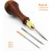 3pcs Leathercraft Switzerland Steel Sewing Stitching Needles & Awl Set - Buy Online on GoSupps.com