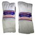 Physicians choice 6 pair Diabetic Socks White Crew 10-13 men's Cotton