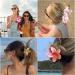Hawaiian Flower Hair Clips for Women 6 Pack Flower Hair Claw Clips for Thin Hair Large Claw Clips for Thick Hair Beach Hair Accessories for Girls (Multicolor 6 Pieces) - Buy Online on GoSupps.com