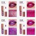 Glitter Lipstick Set | Long Lasting Metallic Shades | Purple Red Matte to Sparkly Gloss | Lip Gloss Kit for Women - 4 Colors - Buy Online on GoSupps.com