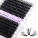 Individual eyelashes 240 PCs Individual eyelashes 60p+80p DIY cluster eyelash curl mix 16-20mm single cluster eyelashes DIY eyelash bushes for eyelash extensions at home (60p+80p-07-c-mix16-20) RR-16-20mm 60d+80d-07-c