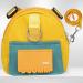 Smileshiney Dog Saddlebag Harness Pet Harness Backpack Puppy Saddle Bag Large Capacity Treat Pouch Dogs to Wear Poop Bag Saddle Backpack Harness for Dogs Running M Yellow - Buy Online on GoSupps.com