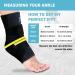 Med-Fit Stride-Flex Ankle Support | 3D Fabric Technology | 360 Compression | Ideal for Ligament Damage, Sprained Ankle, Plantar Fasciitis, Joint Pain, Tendonitis | Medium Size | Black - Buy Online on GoSupps.com