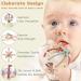 DDMY Manhattan Rattle Teething Toy | Silicone Sensory Pacifier for Infants 0-12 Months | Chew Toy for Sucking Needs | Navajo White - Buy Online on GoSupps.com