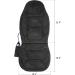 Snailax Vibration Massage Seat Cushion with Heat - 6 Motors, 2 Heat Levels - Chair Massager for Home Office Use (Black) - Buy Online on GoSupps.com