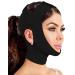Shape Concept Chin Strap Support - Post-Surgery Neck Bandage for Face Lifting & Slimming (Black) - Medium Size Pack of 1 - International Shipping Available - Buy Online on GoSupps.com