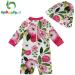 UPF 50+ Rose Flower Baby Girls Swimsuit with Snap Bottom | UPF 50+ Sun Protection | 2-3 Years - Buy Online on GoSupps.com