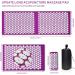 Buy Dunlap Massage Cushion - Non-Slip Acupressure Pillow for Back Pain Relief | 3pc Purple Sensi Massage Mat & Foot Massager | International Shipping Available - Buy Online on GoSupps.com