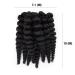 Darling Flexi Rod Curls Crochet Hair Extensions 14 Inch - Natural Soft Texture Fluffy Wand Curl 1B (Pack of 3) - Buy Online on GoSupps.com
