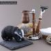 Haryali London Razor Set | Premium 3-Edge Wet Razor with Wooden Metal Handle | Perfect Gift Set with Shaving Stand & Dachshaar Blades - International Shipping Available - Buy Online on GoSupps.com