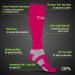CFA V1 Compression Socks for Men & Women - Running Gym Cycling | Sustainable Danish Design - XL (2 Pairs) - Rosa - Buy Online on GoSupps.com