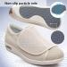 Extra Wide Men's Edema Sneakers with Adjustable Closure - Lightweight Wide Width Shoes in Light Gray (Men 5/Women 6) - Buy Online on GoSupps.com