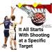 Downtown Diamonds Basketball Training Device - Bright Yellow Shooting Aid for Improved Scoring Results | Shot Coach Equipment for Youth & Adult Sports - Buy Online on GoSupps.com