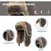 Kurhatic Winter Trapper Hat - Brown-2 Large - Unisex Faux Fur Aviator Hat with Ear Flaps - Buy Online on GoSupps.com
