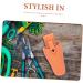 PopetPop Garden Scissors Belt Pocket - Leather Sheath for Electric & Haircut Tools - Compact 21x9.5x5cm Orange Small Parts Bag - Buy Online on GoSupps.com