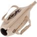 Adjustable Dog & Cat Pocket Transport Box - Hands-Free Travel Bag with Side Pockets - Beige - 25x43x27 cm - Buy Online on GoSupps.com