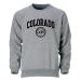 Ivysport Crewneck Sweatshirt, Unisex, Cotton/Poly Blend, Heritage Logo, Charcoal Grey Small Colorado Buffaloes - Charcoal Grey