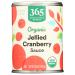 365 by Whole Foods Market, Sauce Cranberry Jellied Organic, 14 Ounce