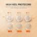 NIIVOO High Heel Protectors - 12 Pairs, 3 Sizes Stiletto Grass Stoppers for Women - Perfect for Weddings/Outdoor Events - No Sinking into Dirt/Bricks - S/M/L Transparent/Black - Buy Online on GoSupps.com