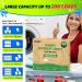 HOMERHYME Eco-Friendly Laundry Detergent Sheets - Fresh Linen Scent 200 Loads Plastic Free Hypoallergenic Travel & Home Use - 100 Strips - Buy Online on GoSupps.com