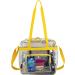 Eastsport Clear Stadium Tote - Honey Bun Yellow | Approved for Sporting Events - Buy Online on GoSupps.com