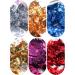 EBANKU Gold Silver Nail Flakes Metallic Foil for Nail Art Decoration - Glitter Paillette Sequins Chip (B) - Buy Online on GoSupps.com